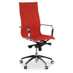 Silla oficina de diseño Croma, respaldo alto