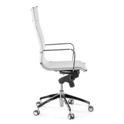 Silla oficina de diseño Croma, respaldo alto, red transpirable
