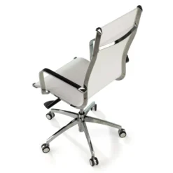 Silla oficina de diseño Croma, respaldo alto, red transpirable