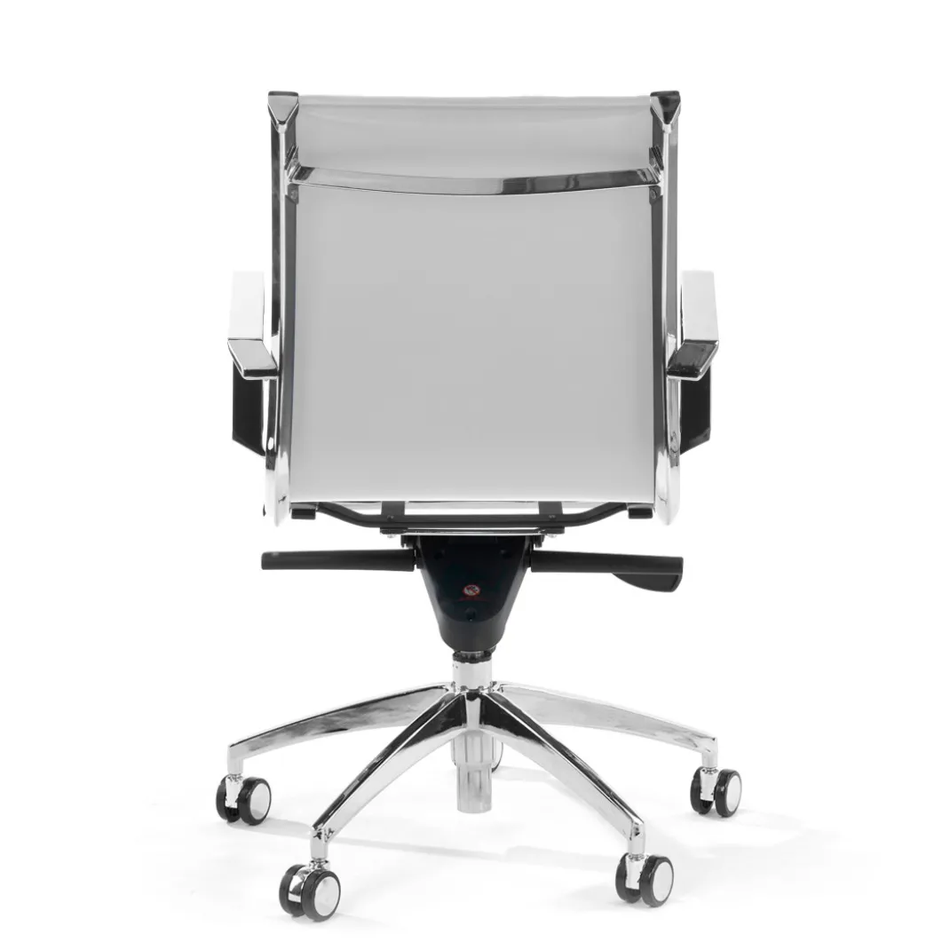 Silla oficina de diseño Croma, respaldo bajo