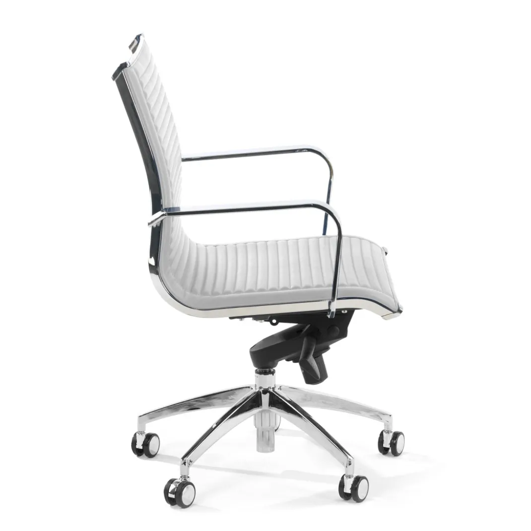 Silla oficina de diseño Croma, respaldo bajo