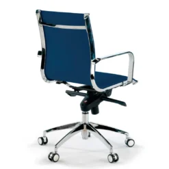 Silla oficina de diseño Croma, respaldo bajo