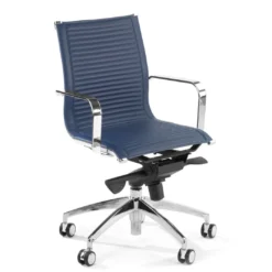 Silla oficina de diseño Croma, respaldo bajo