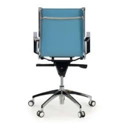 Silla oficina de diseño Croma, respaldo bajo