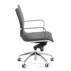 Silla oficina de diseño Croma, respaldo bajo
