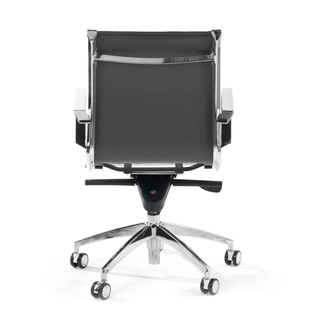 Silla oficina de diseño Croma, respaldo bajo