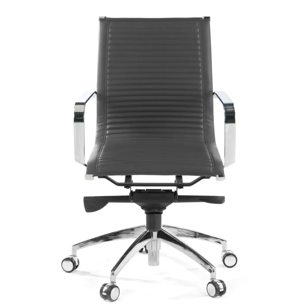 Silla oficina de diseño Croma, respaldo bajo