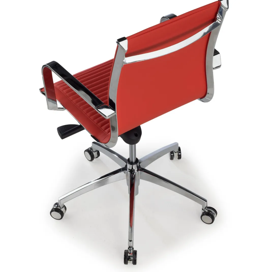 Silla oficina de diseño Croma, respaldo bajo