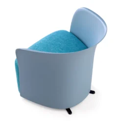Silla para sala de espera Aura, espuma inyectada