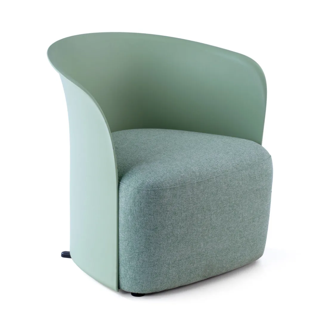 Silla para sala de espera Aura, espuma inyectada