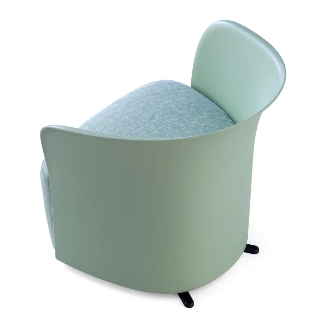 Silla para sala de espera Aura, espuma inyectada