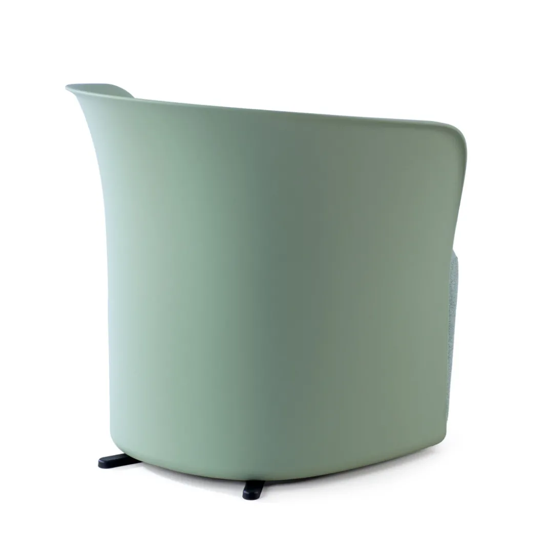 Silla para sala de espera Aura, espuma inyectada