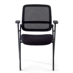 Silla plegable de formación Flexia, respaldo de red, apilable