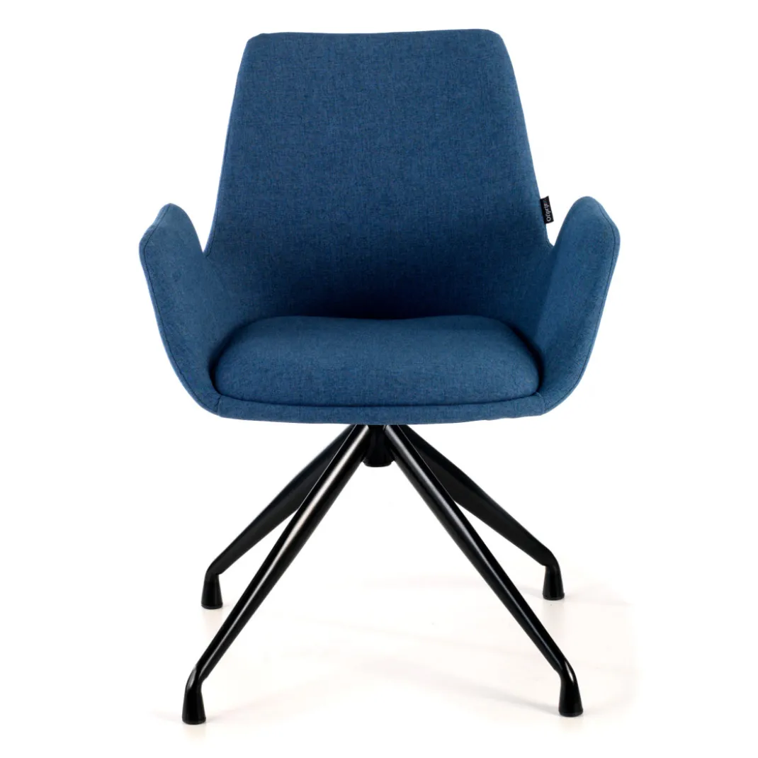 Silla Reuniones Elodie, gran acolchado, estructura giratoria