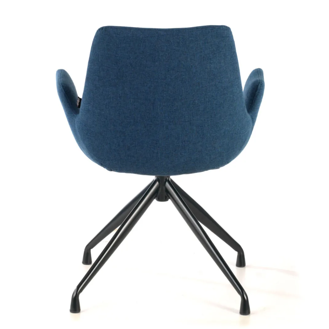 Silla Reuniones Elodie, gran acolchado, estructura giratoria