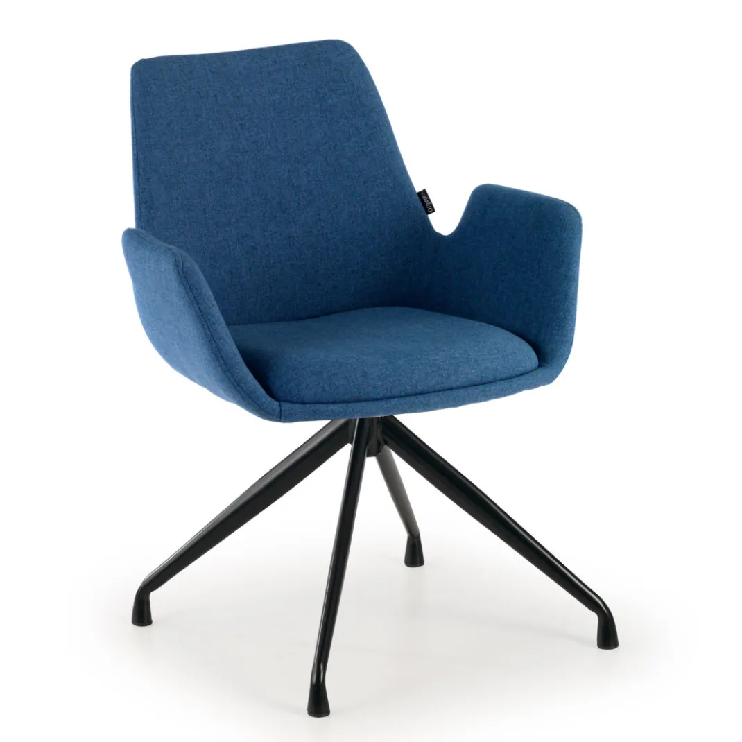 Silla Reuniones Elodie, gran acolchado, estructura giratoria
