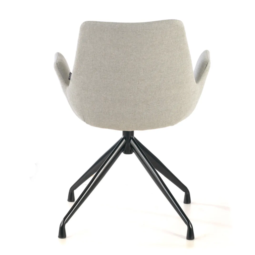 Silla Reuniones Elodie, gran acolchado, estructura giratoria