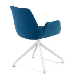 Silla Reuniones Elodie, gran acolchado, estructura giratoria