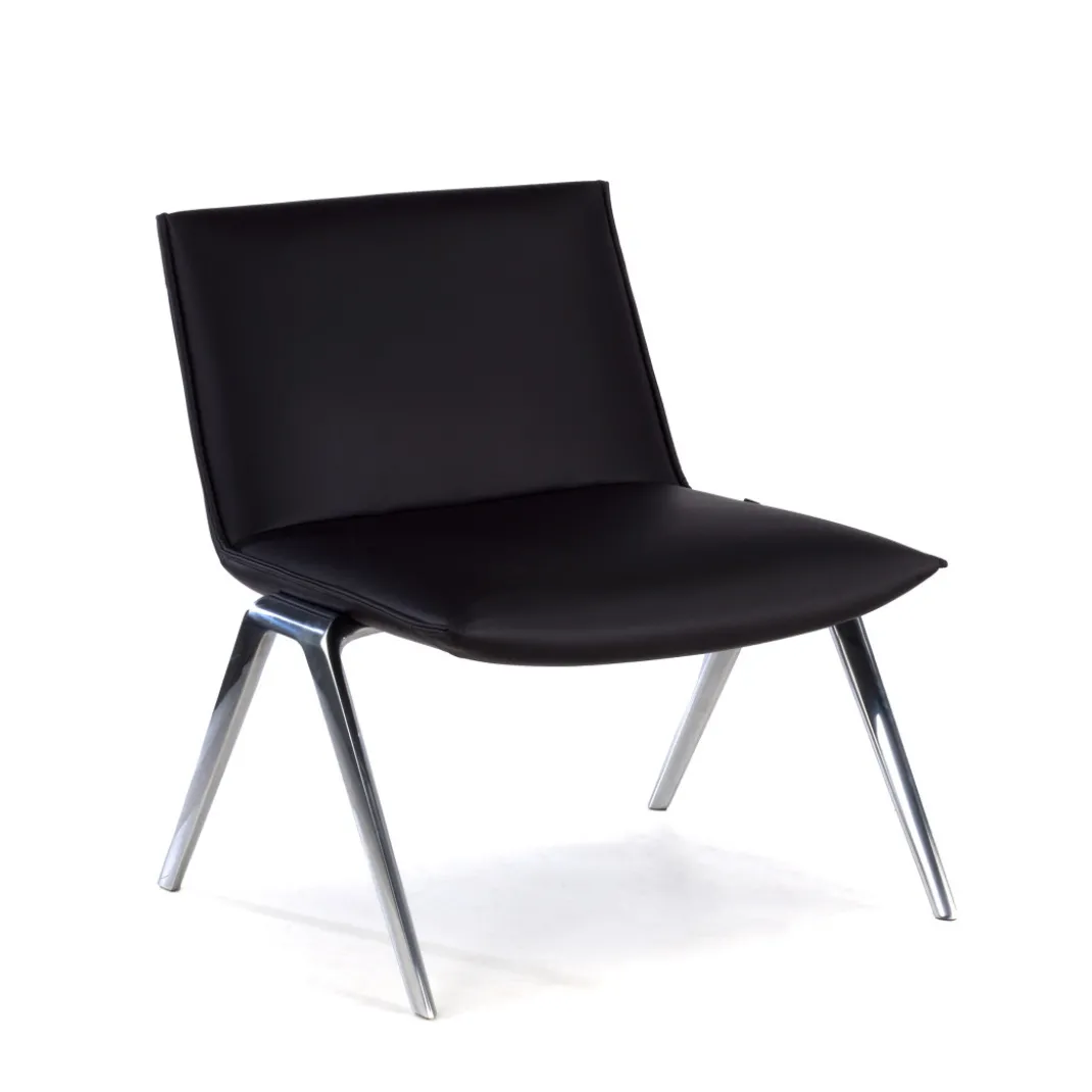 Sillón Sala de Espera Cardiff, pies de aluminio