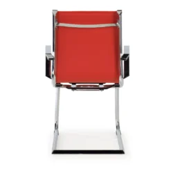 Sillón confidente de oficina Croma, estructura patín