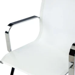 Sillón confidente de oficina Croma, red transpirable
