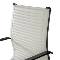 Sillón confidente de oficina Croma, estructura negra