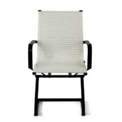 Sillón confidente de oficina Croma, estructura negra