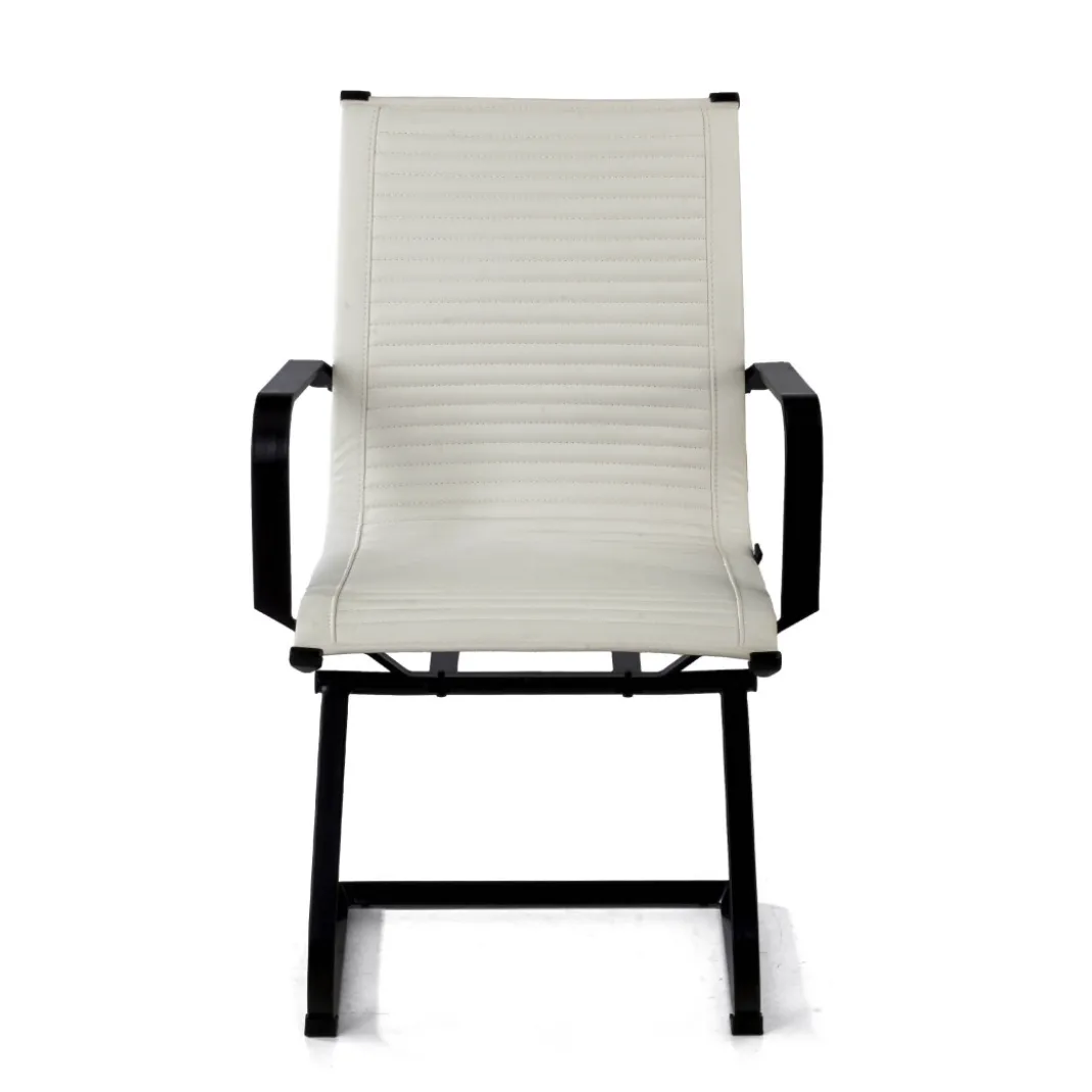 Sillón confidente de oficina Croma, estructura negra