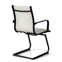 Sillón confidente de oficina Croma, estructura negra