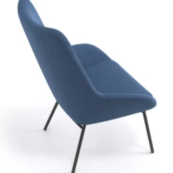 Sillón de Espera Capri, respaldo Alto, base 4 patas metal