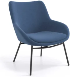 Sillón de Espera Capri, respaldo Medio, base 4 patas metal