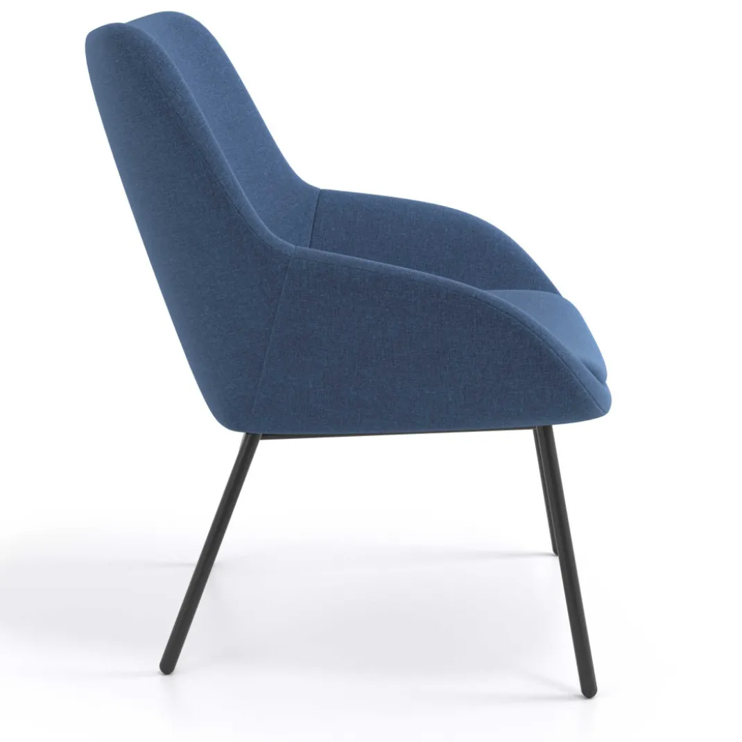 Sillón de Espera Capri, respaldo Medio, base 4 patas metal