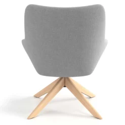 Sillón de Espera Capri, respaldo Medio, base giratoria metal