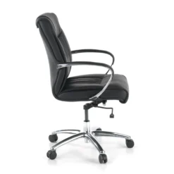 Sillón de oficina Bahía respaldo bajo Ecopiel