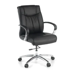 Sillón de oficina Bahía respaldo bajo Piel natural