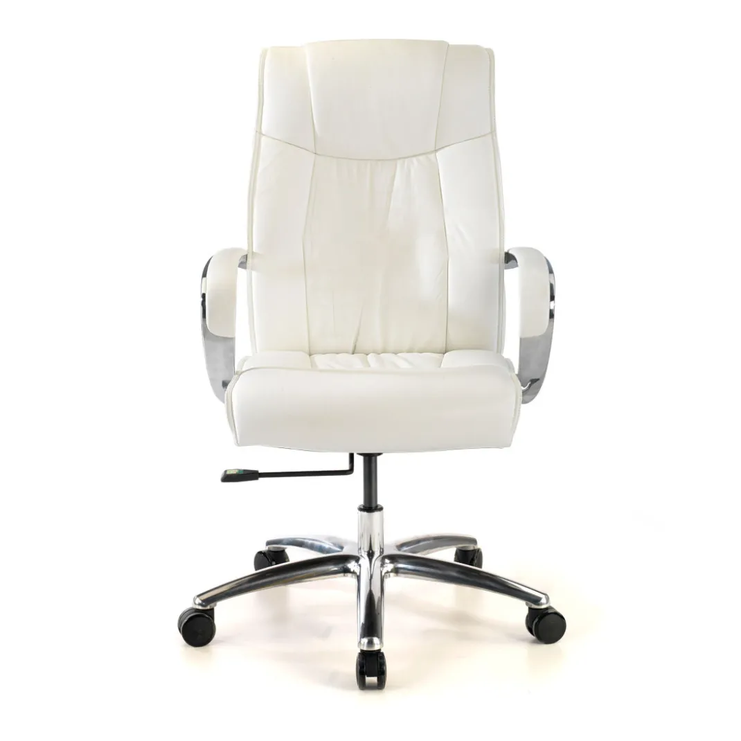 Sillón de oficina Bahía respaldo bajo Piel natural