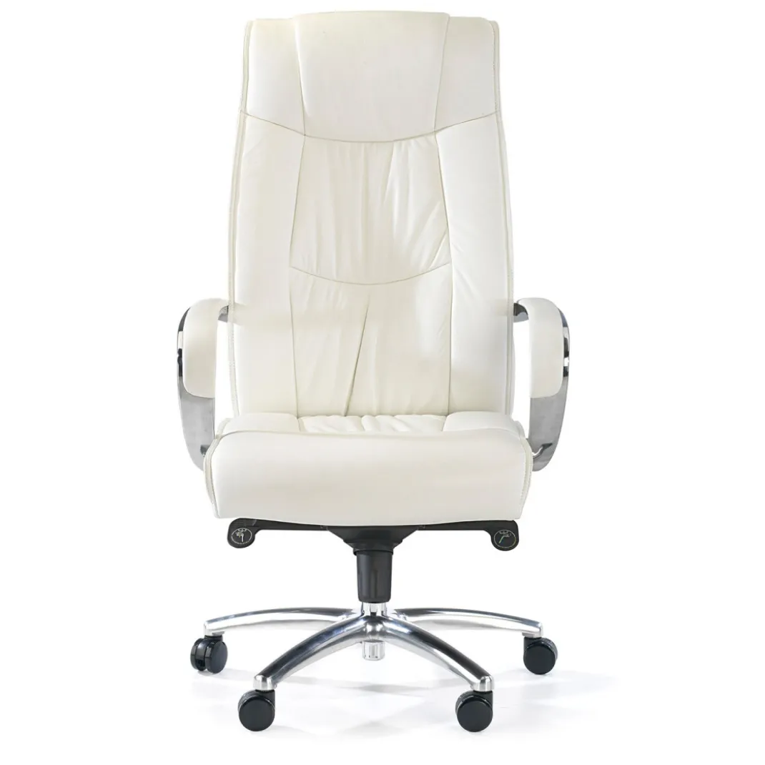 Sillón de oficina Bahia ecopiel, brazos de aluminio