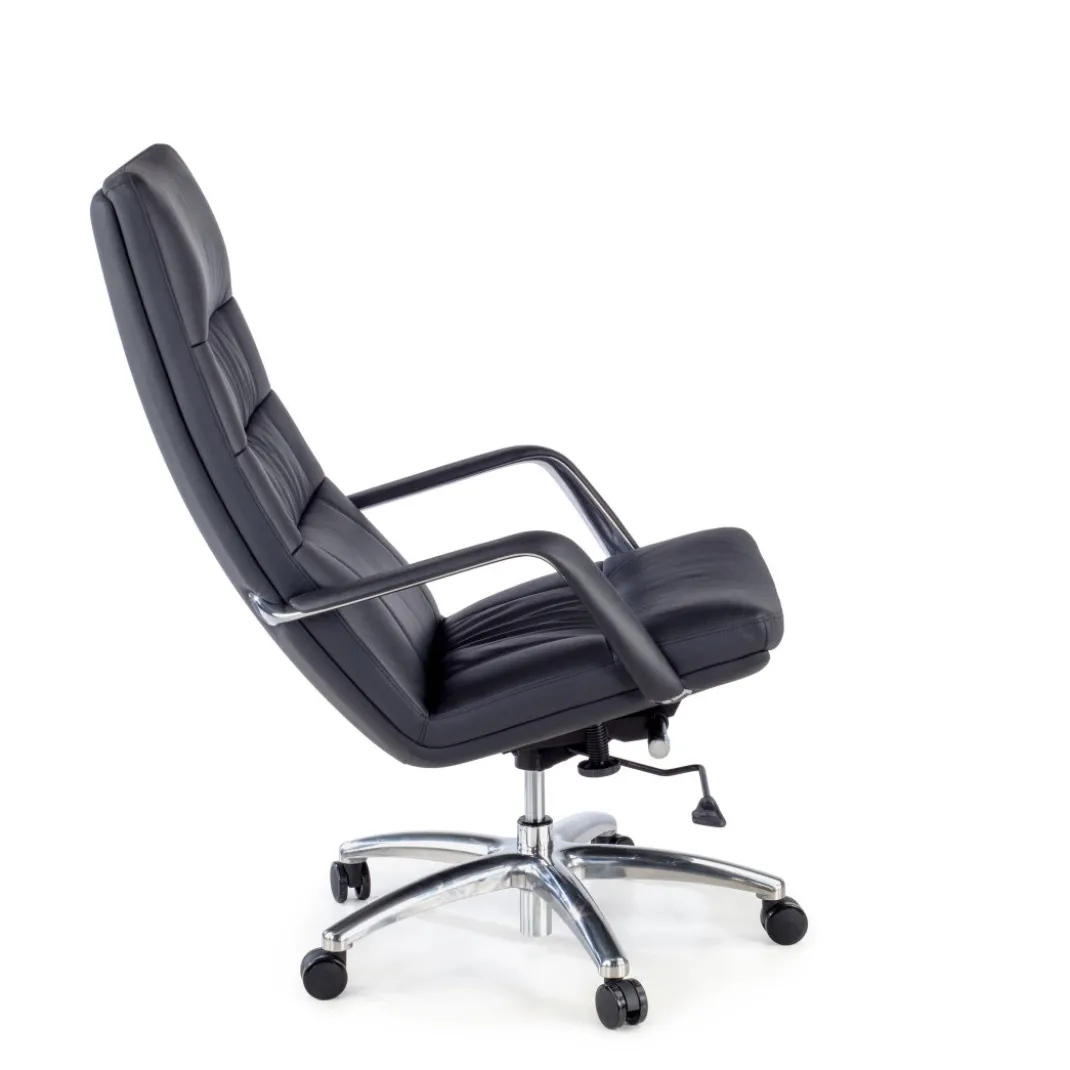 Sillón de oficina dirección Edinburgo, piel natural