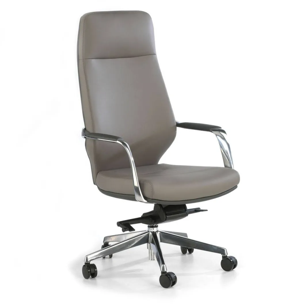 Sillón de oficina ejecutivo Duo, respaldo alto bicolor