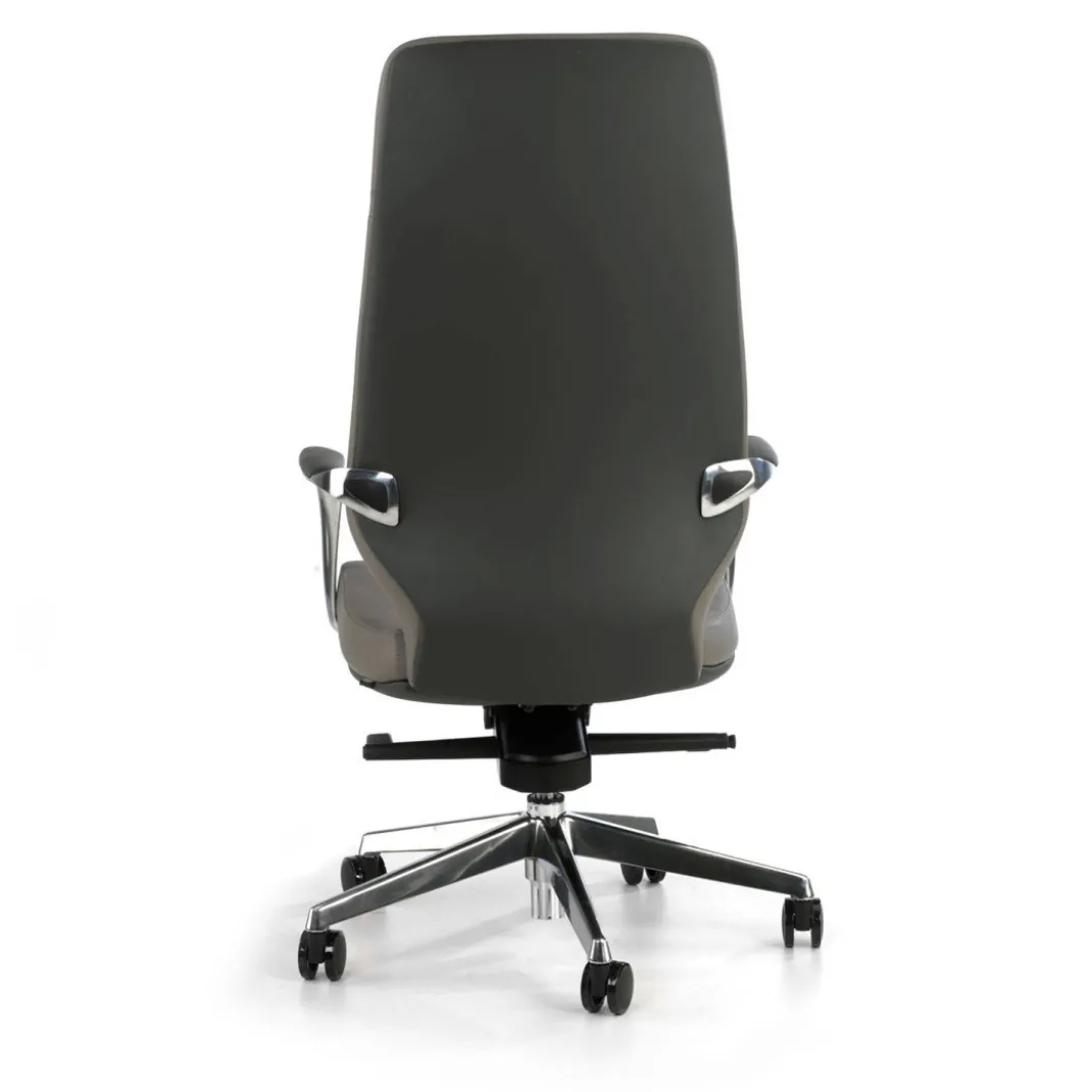 Sillón de oficina ejecutivo Duo, respaldo alto bicolor