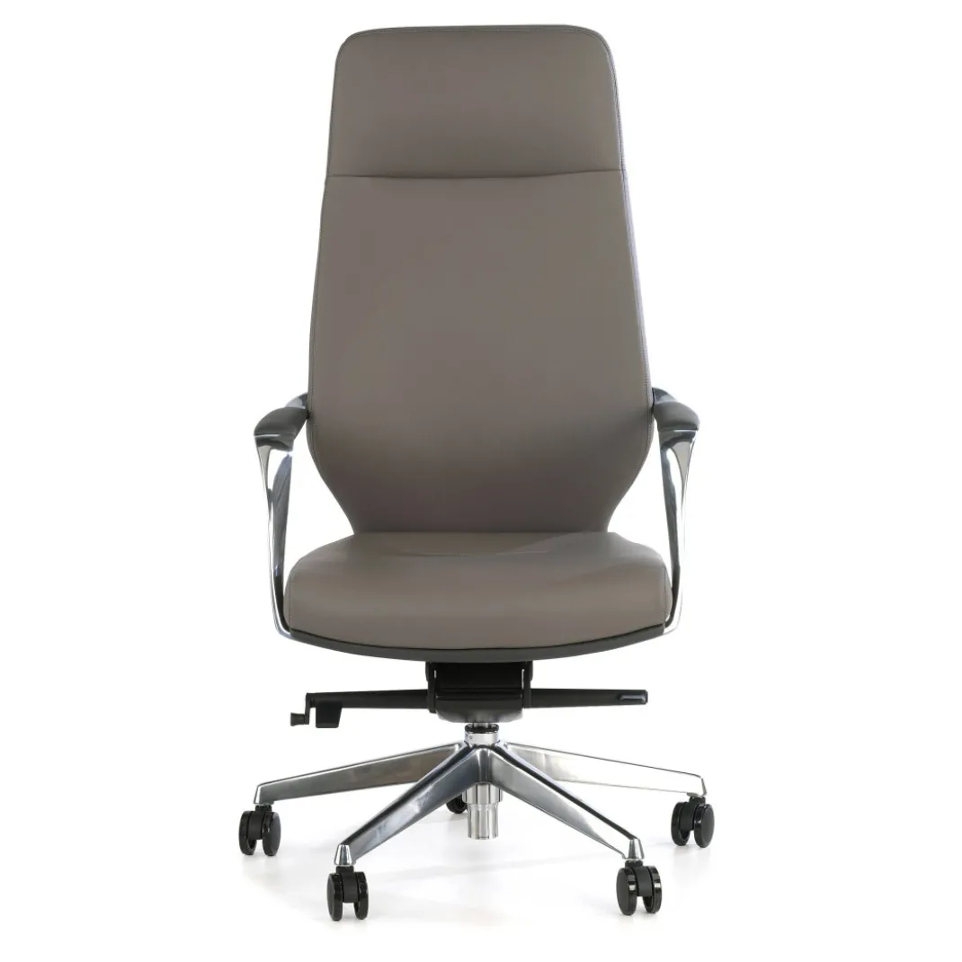 Sillón de oficina ejecutivo Duo, respaldo alto bicolor