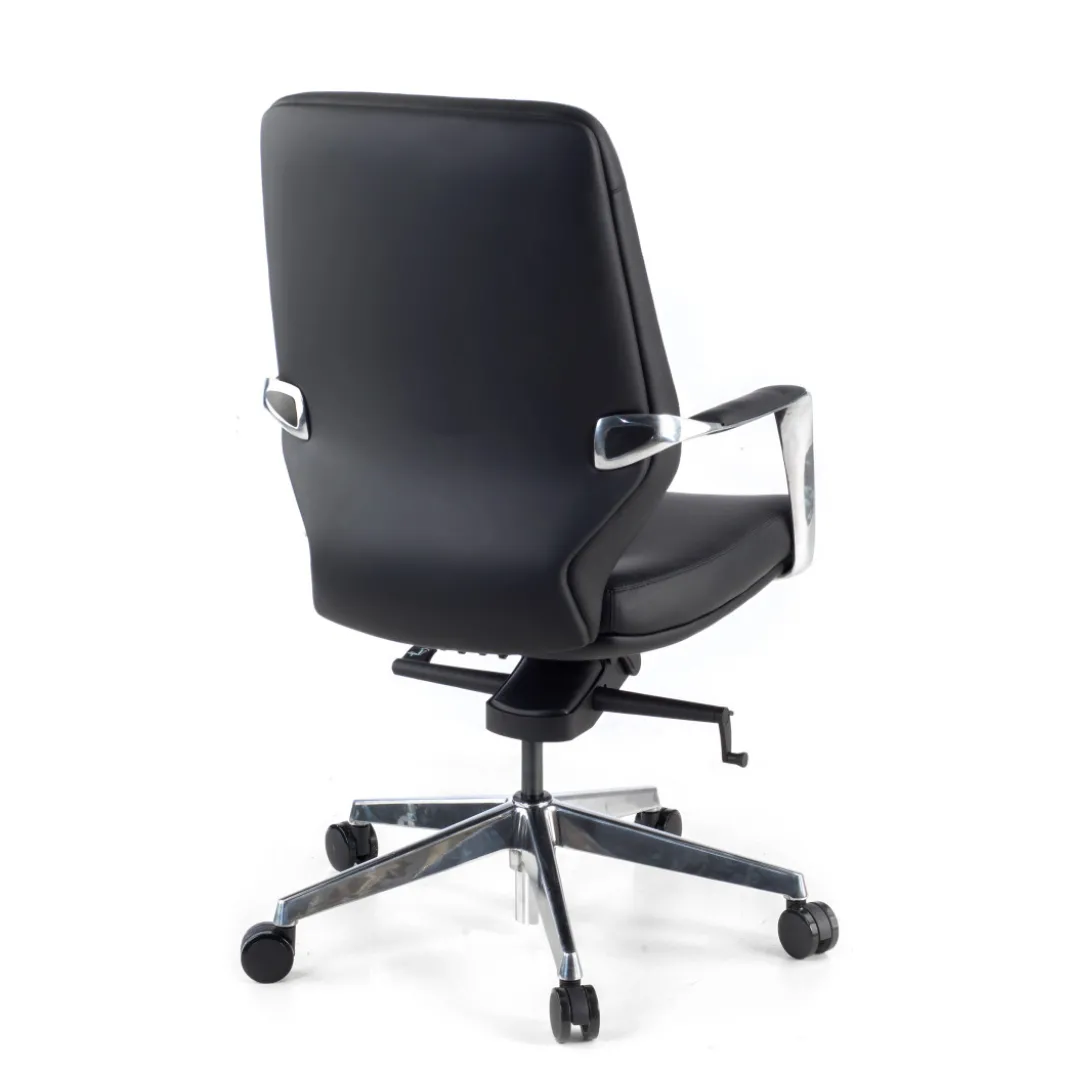 Sillón de oficina ejecutivo Duo, respaldo bajo