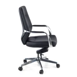 Sillón de oficina ejecutivo Duo, respaldo bajo