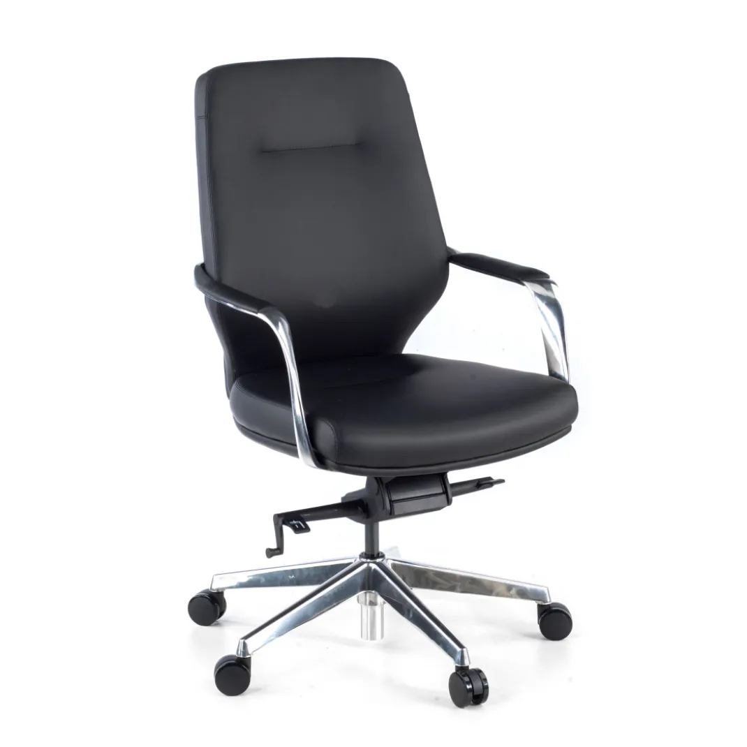 Sillón de oficina ejecutivo Duo, respaldo bajo