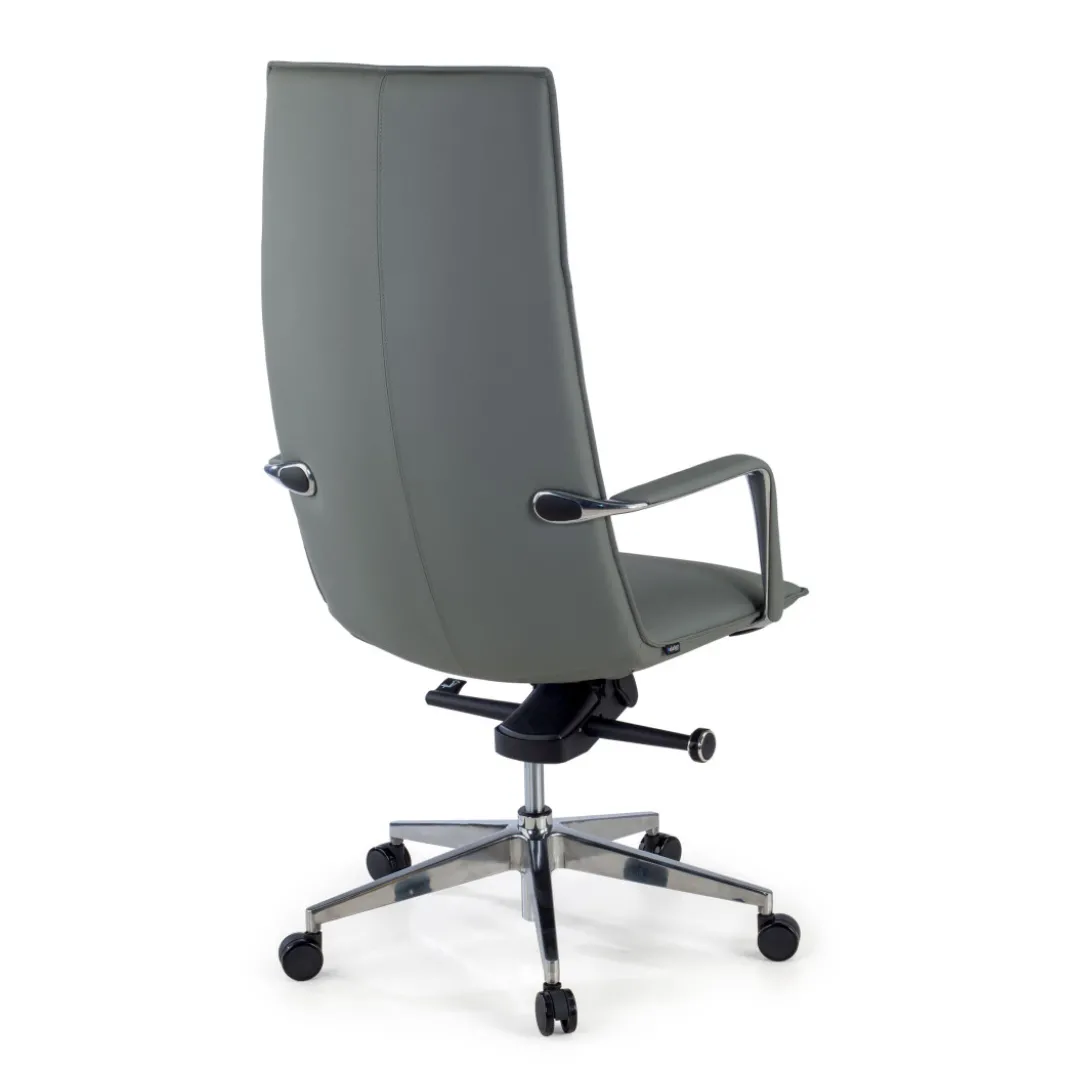 Sillón de Oficina Kingston, brazos tapizados, ecopiel