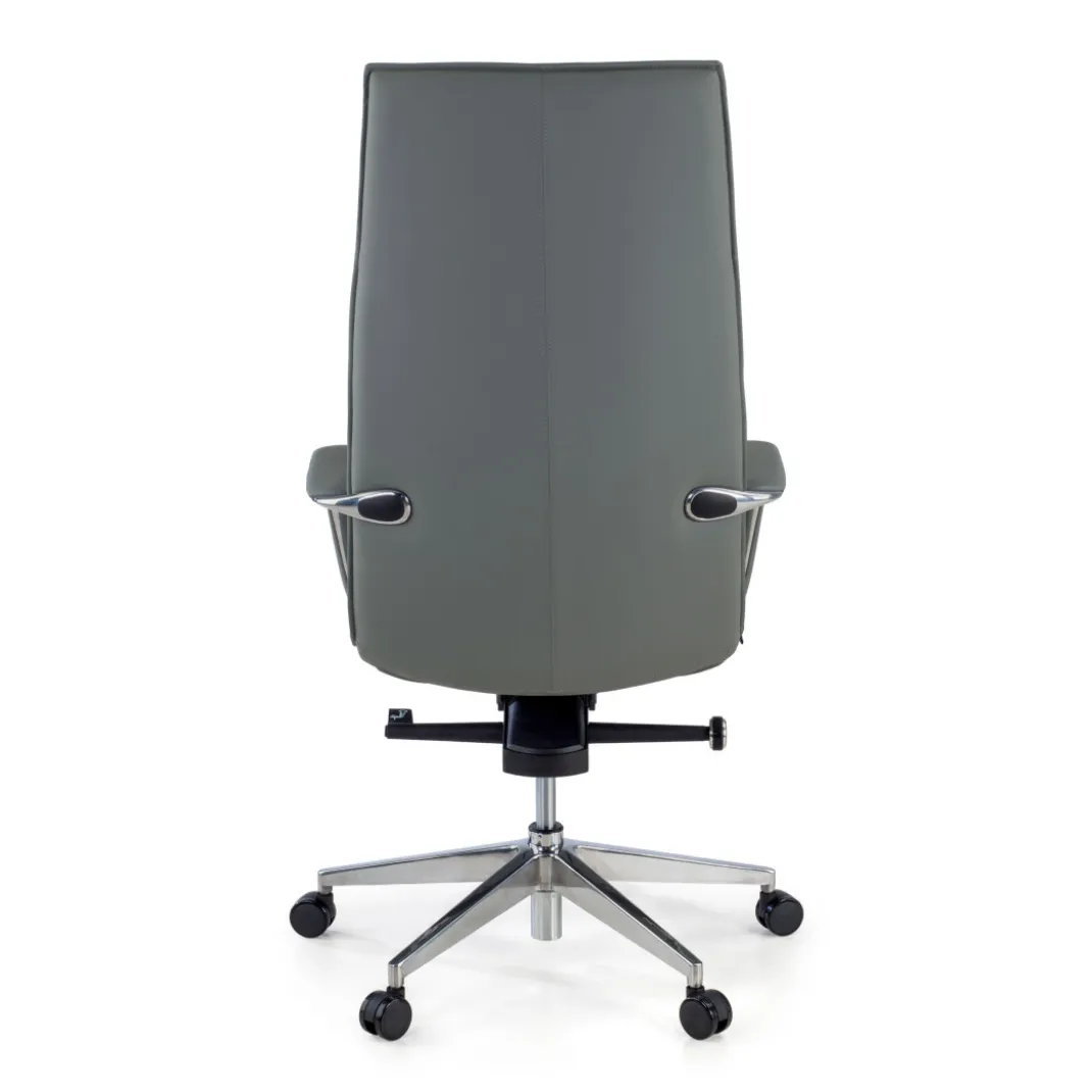 Sillón de Oficina Kingston, brazos tapizados, ecopiel