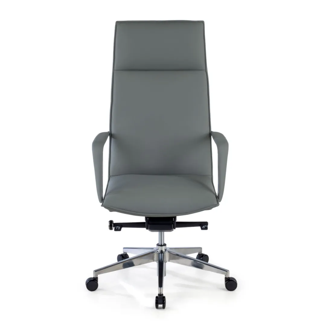 Sillón de Oficina Kingston, brazos tapizados, ecopiel