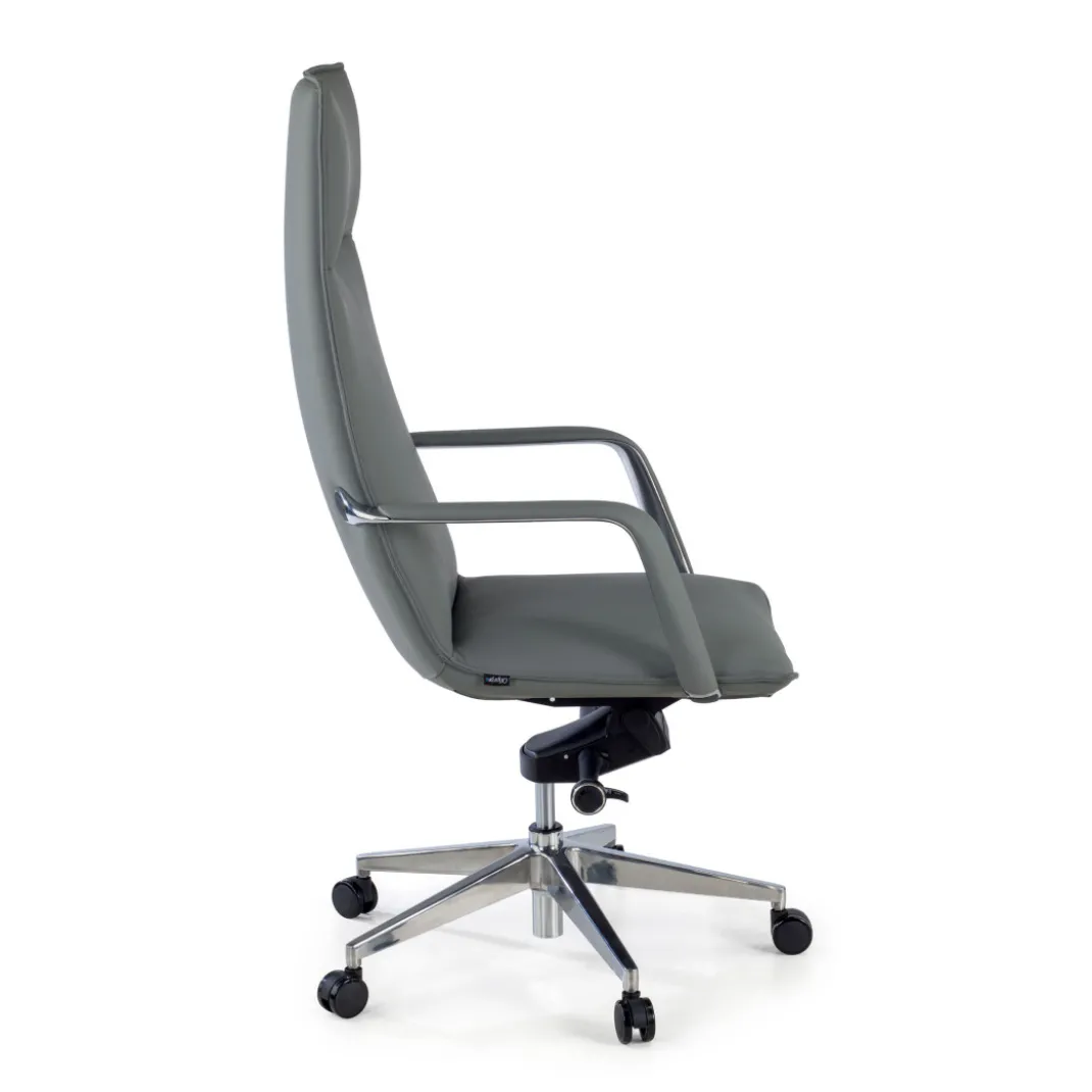 Sillón de Oficina Kingston, brazos tapizados, ecopiel