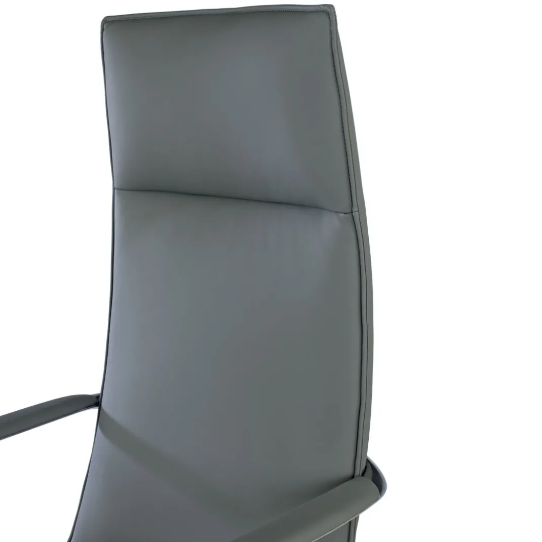 Sillón de Oficina Kingston, brazos tapizados, ecopiel