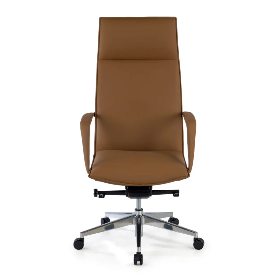 Sillón de Oficina Kingston, brazos tapizados, ecopiel